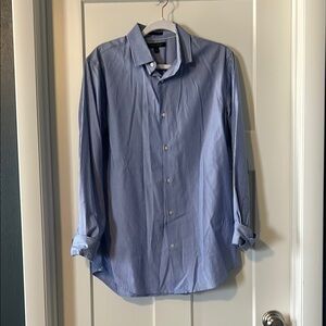 Banana Republic Blue and White Dress Shirt